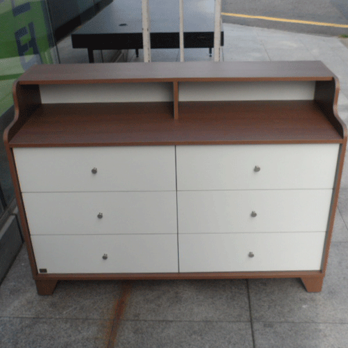 6단 와이드 서랍장