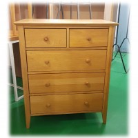 한샘원목 서랍장4단