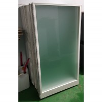 올유리 파티션(불투명) 1800*1000 60T (알루미늄)