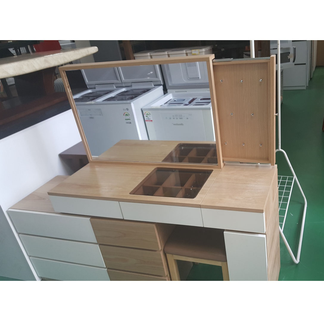 확장형 화장대 (의자포함)