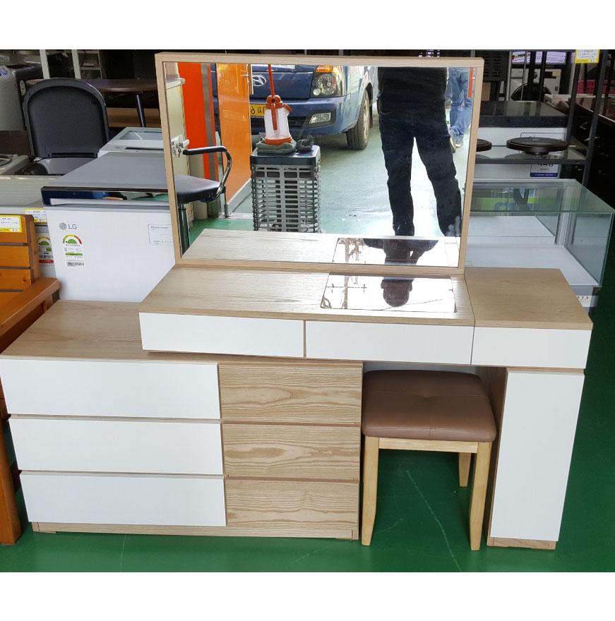 확장형 화장대 (의자포함)