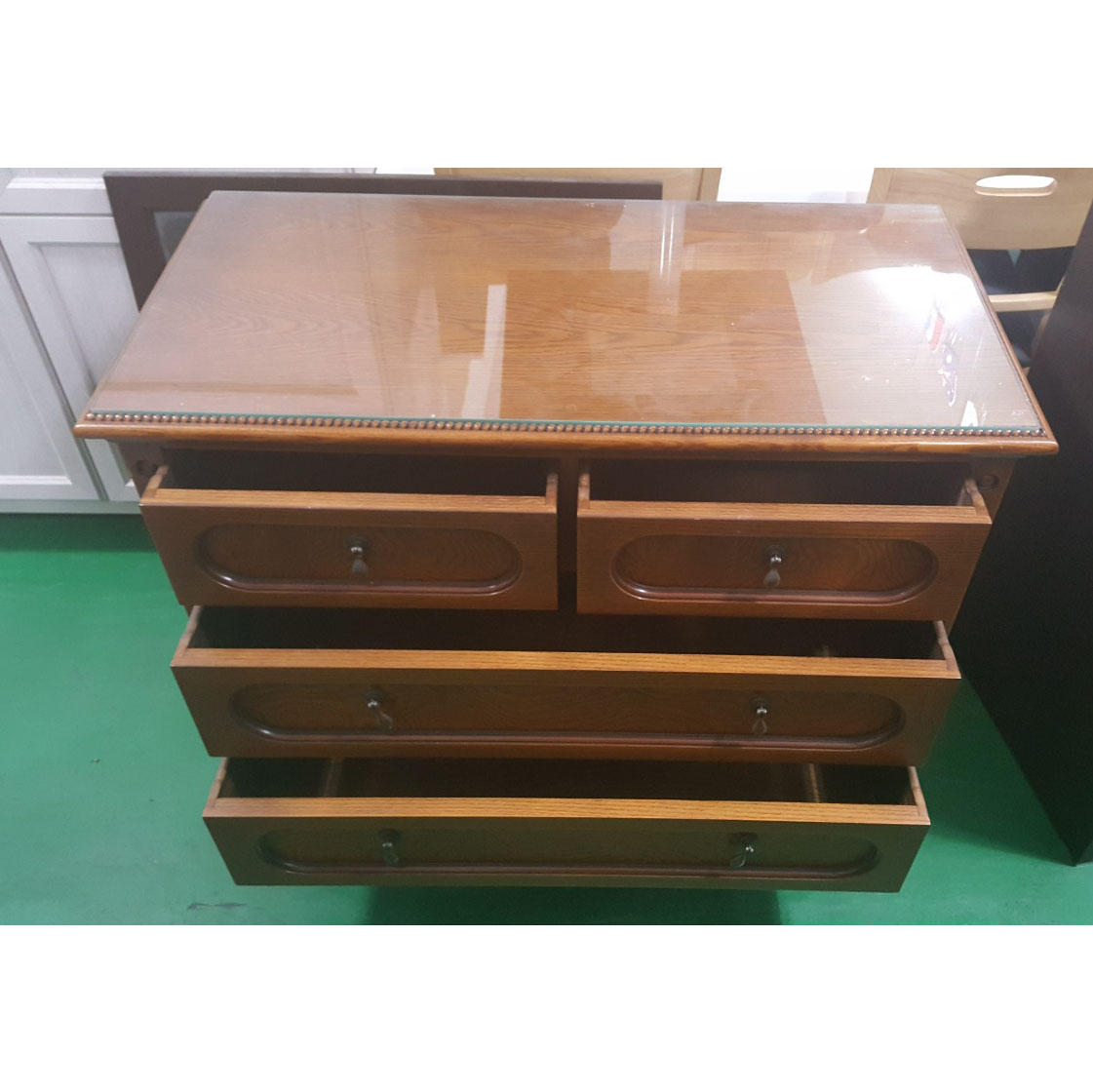 엔틱 3단 서랍장 1000