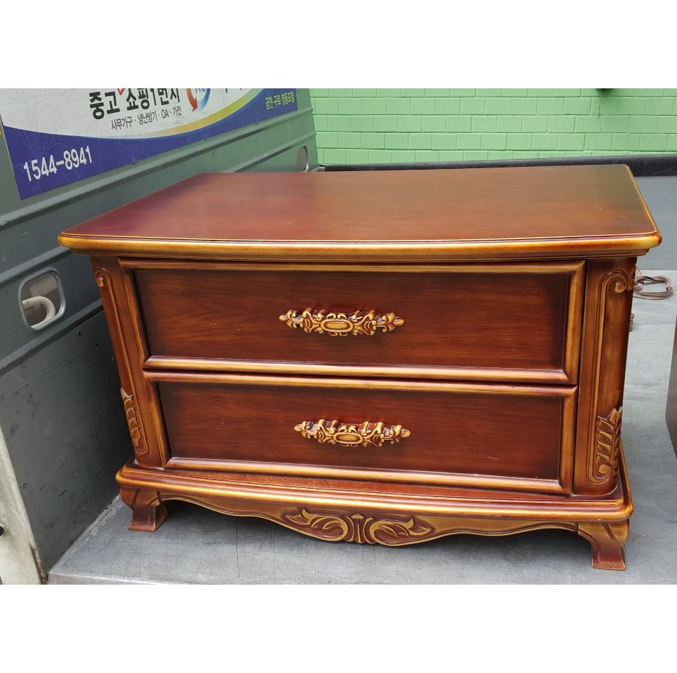 엔틱 원목 서랍장