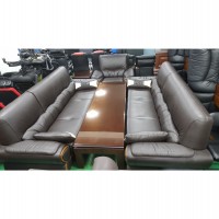 가죽 중역쇼파세트 (유리포함)