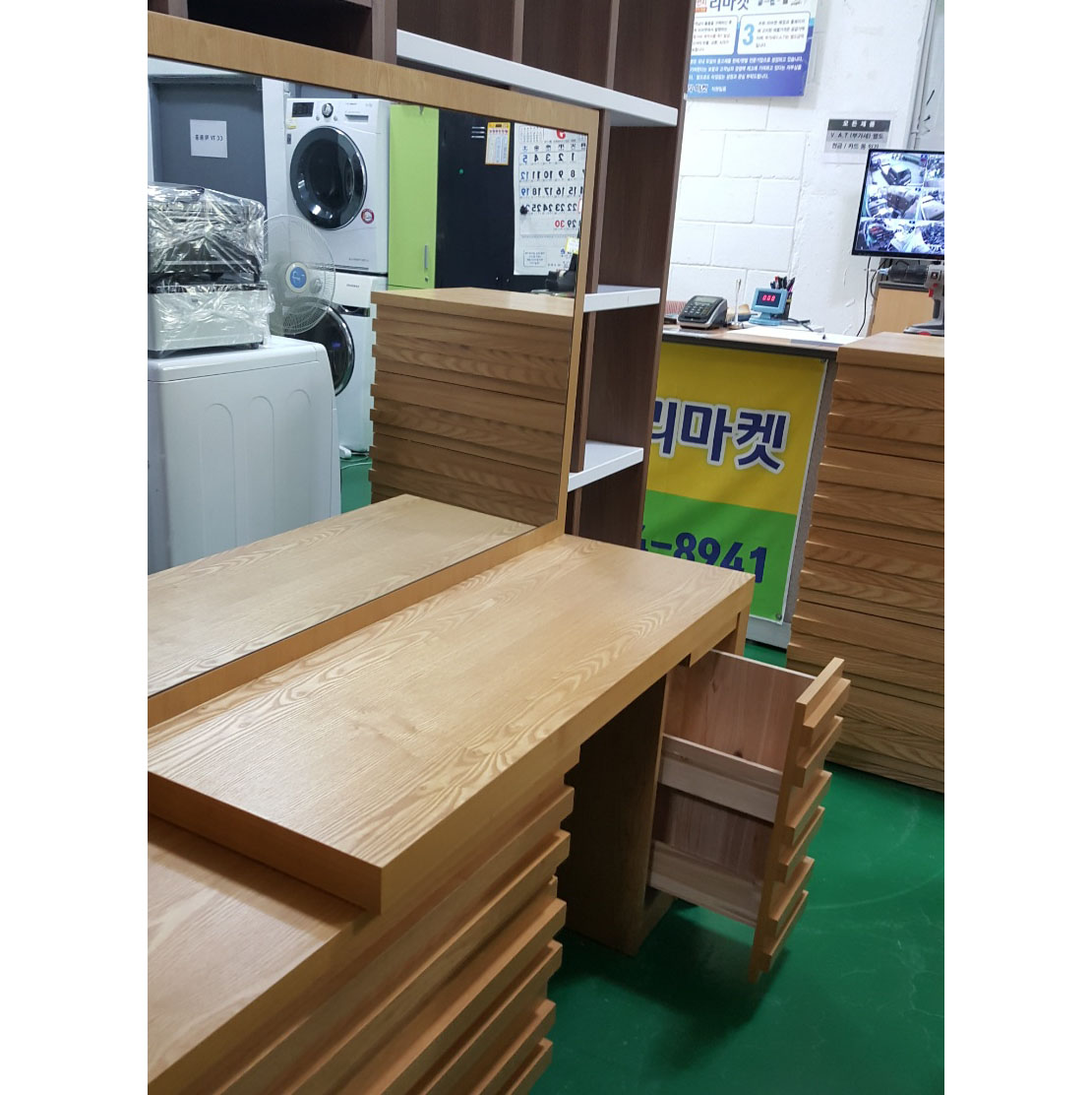 원목서랍겸 화장대