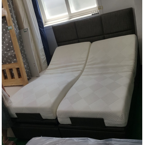 삼익가구 가죽헤드 트윈 모션베드 퀸