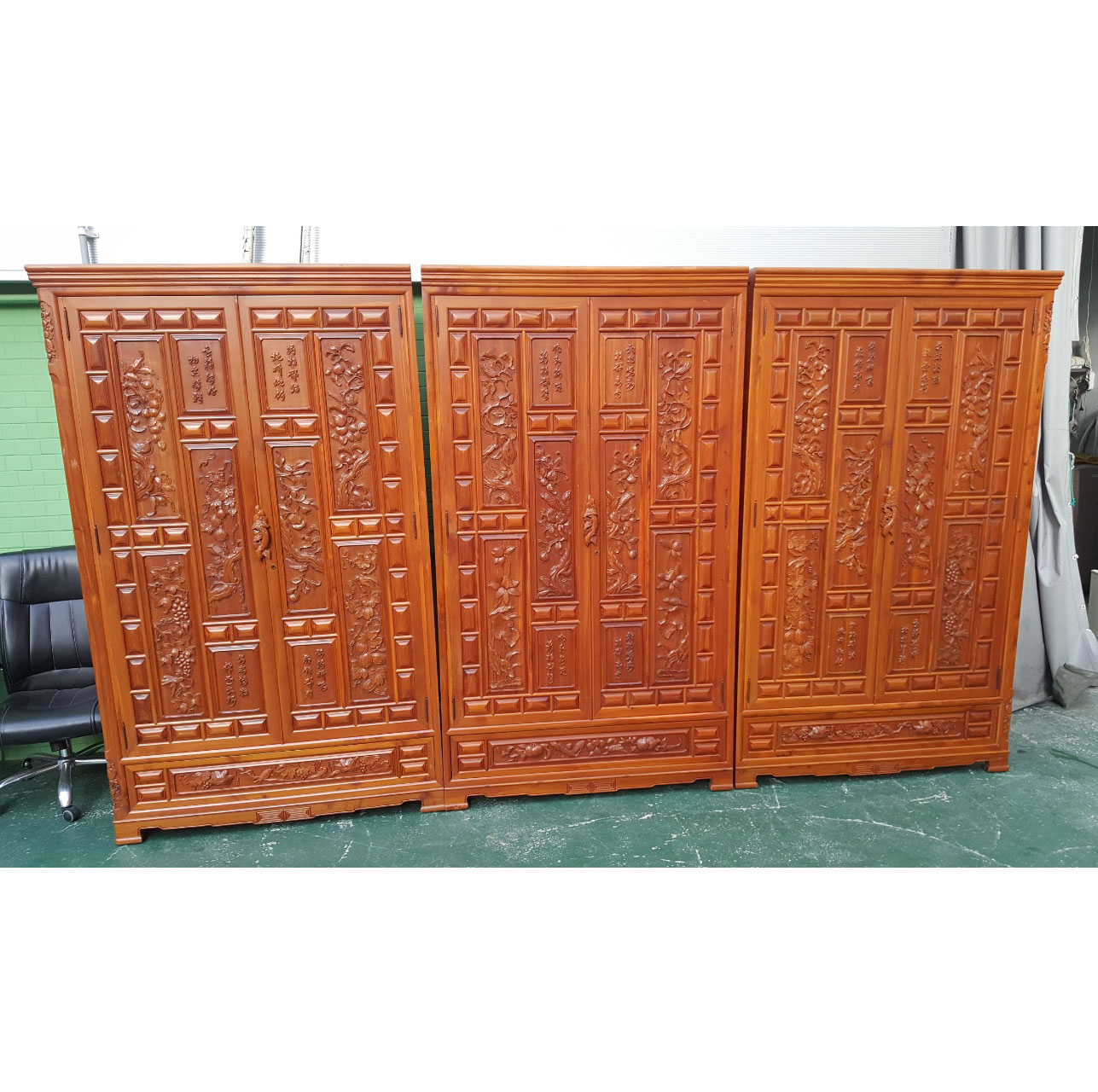 향나무 조각장 세트 (12자)