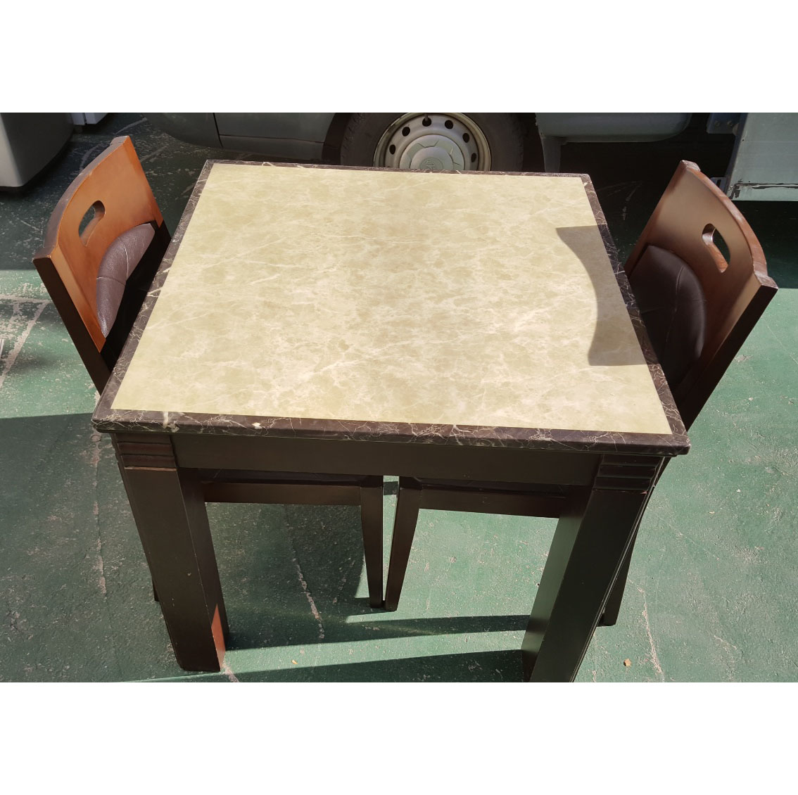 대리석 식탁 2인