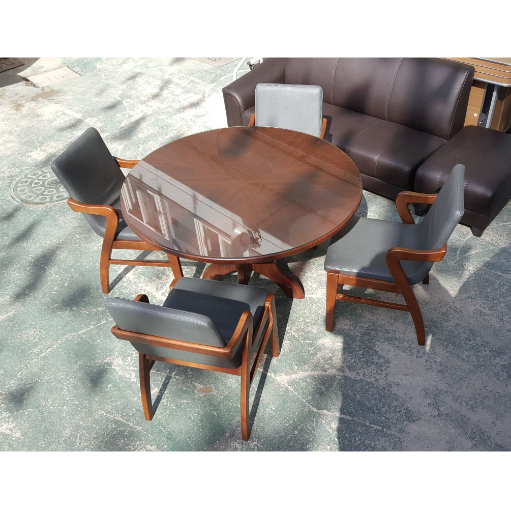 중역 원탁 (유리포함)