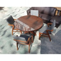 중역 원탁 (유리포함)