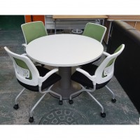 원탁 세트  탁자 + 의자4EA