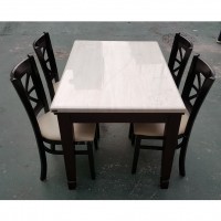 대리석 식탁 4인