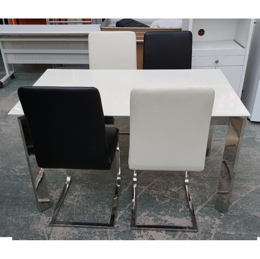 대리석 식탁 의자 4EA포함