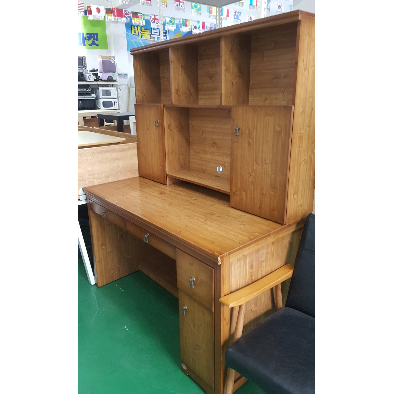 책상 +책장 세트