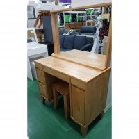 원목 화장대 거울+의자 포함