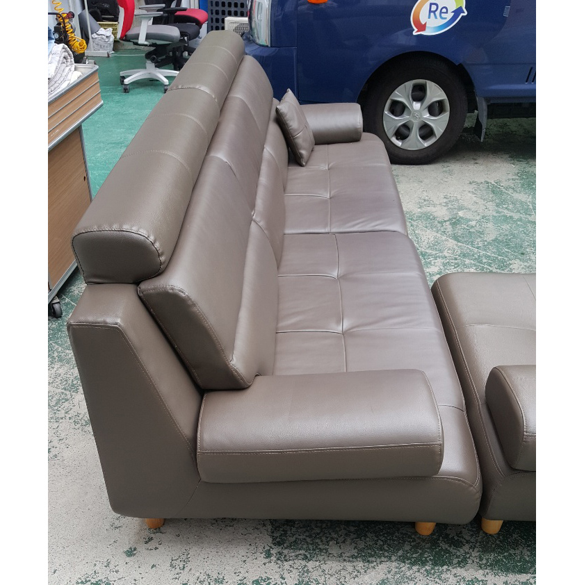 까사미온 가죽 쇼파 2:2+스튤