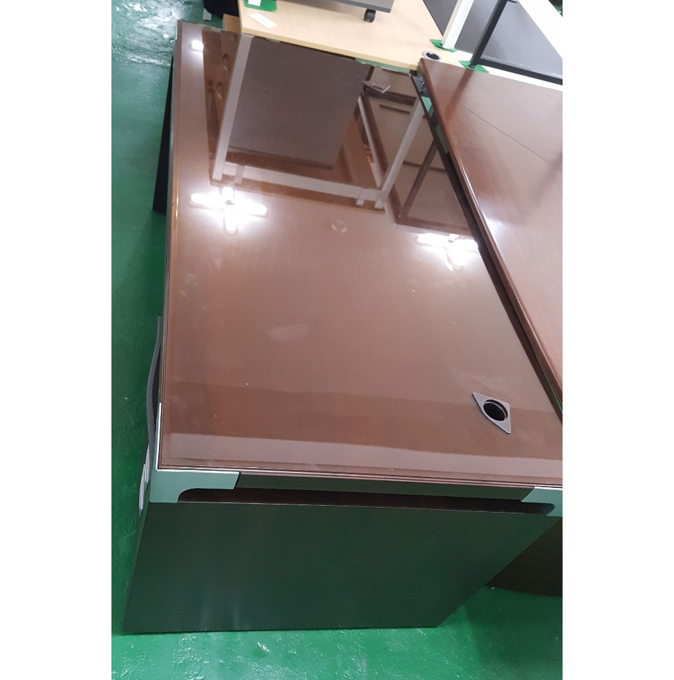 중역 책상 세트 (유리 + 이동서랍포함)