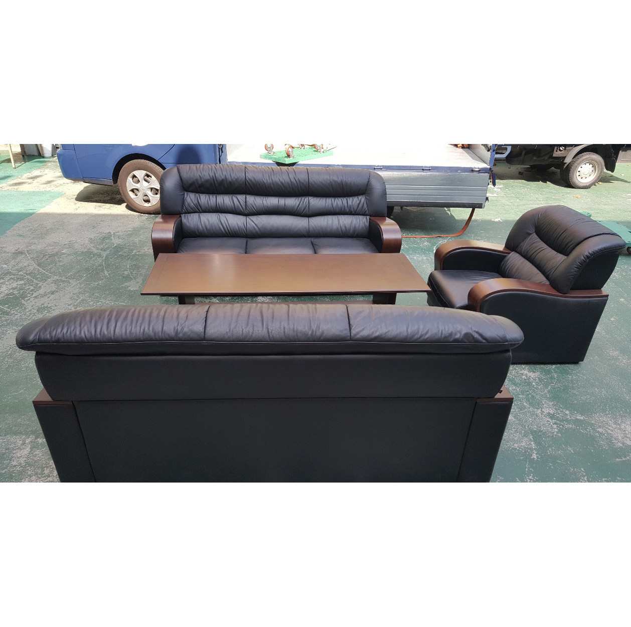 하이퍼스 중역 가죽쇼파세트