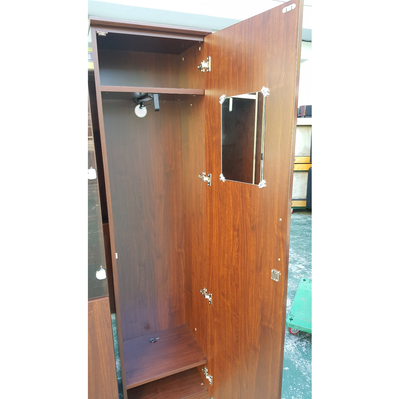 중역 책장 세트 유리하문장 +옷장