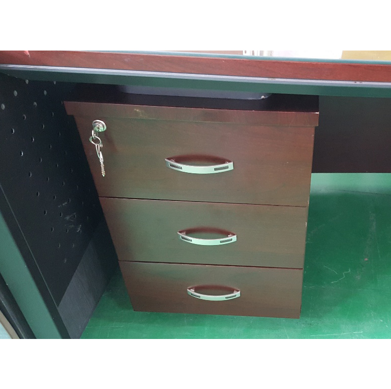 중역 책상 세트 책상+서랍+사이드