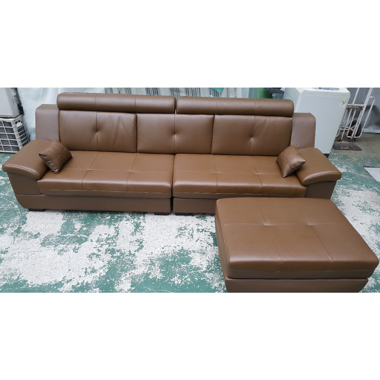 가죽 쇼파 세트