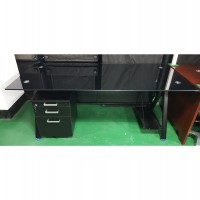 강화 유리 책상 세트