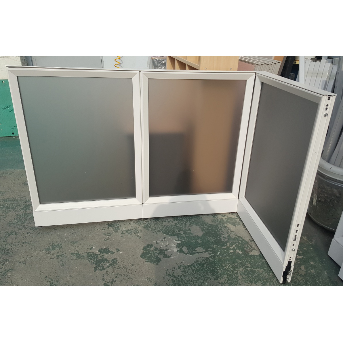 알루미늄 아크릴 파티션 세트