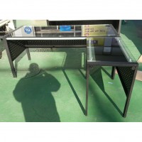 강화 유리 책상세트