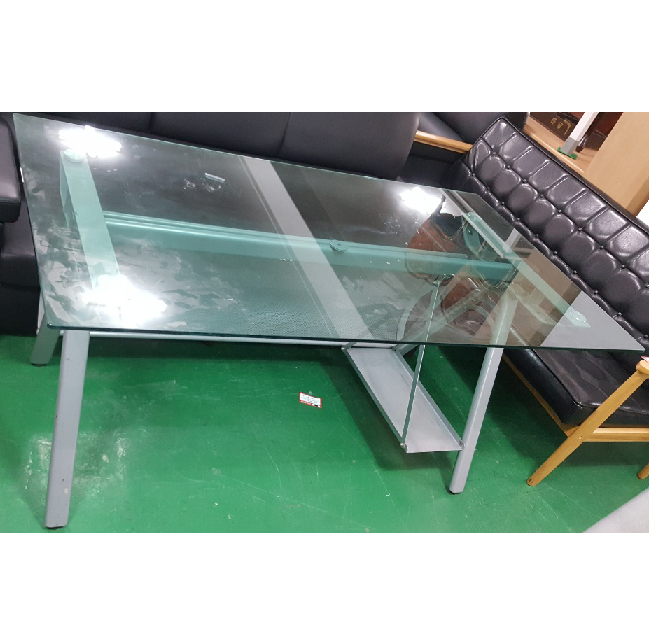 하이퍼스 강화 유리 책상 2EA