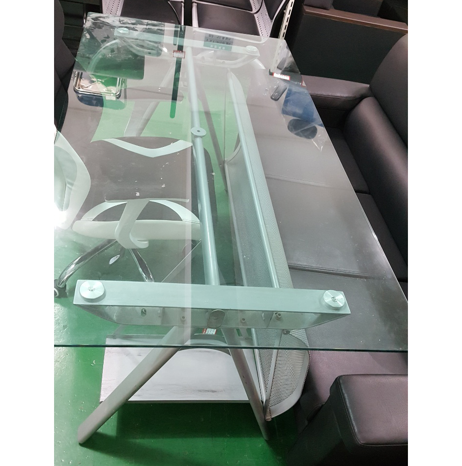 하이퍼스 강화 유리 책상 2EA