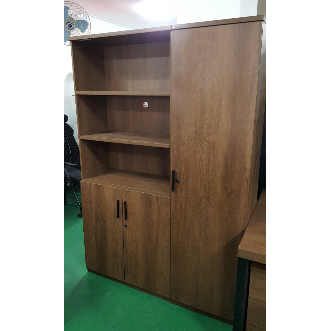 중역책상.책장 세트