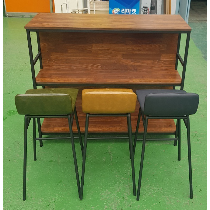 아일랜드 식탁 세트 바의자 3EA포함