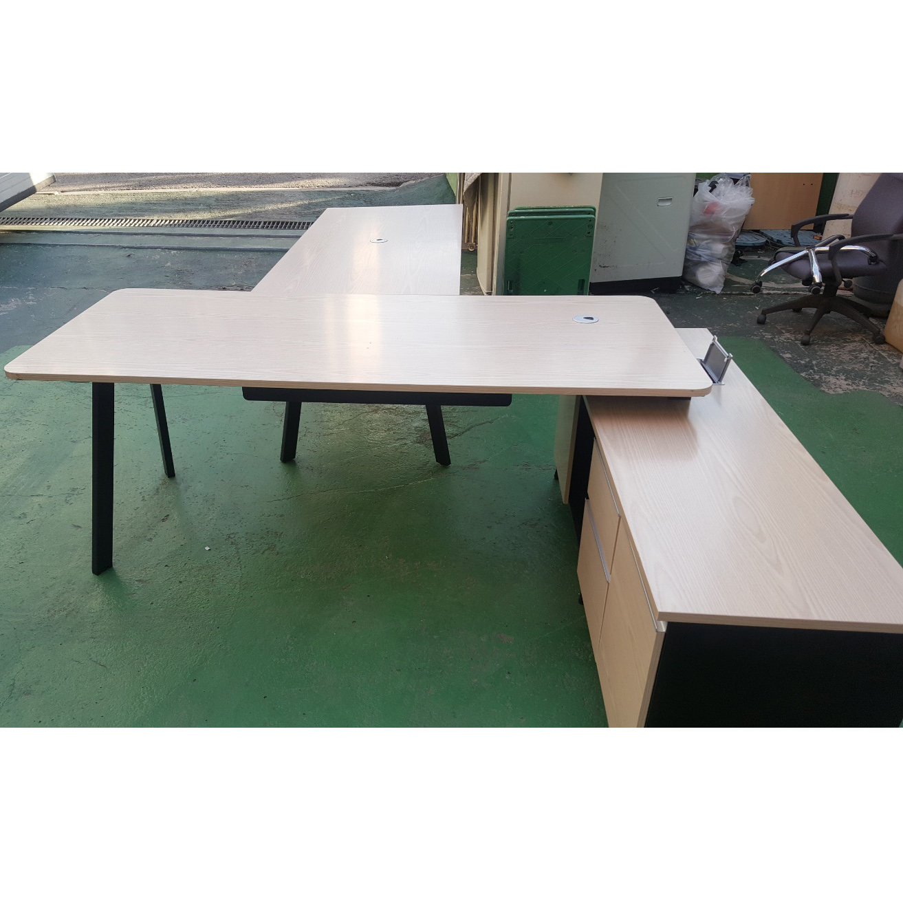 중역 책상 세트