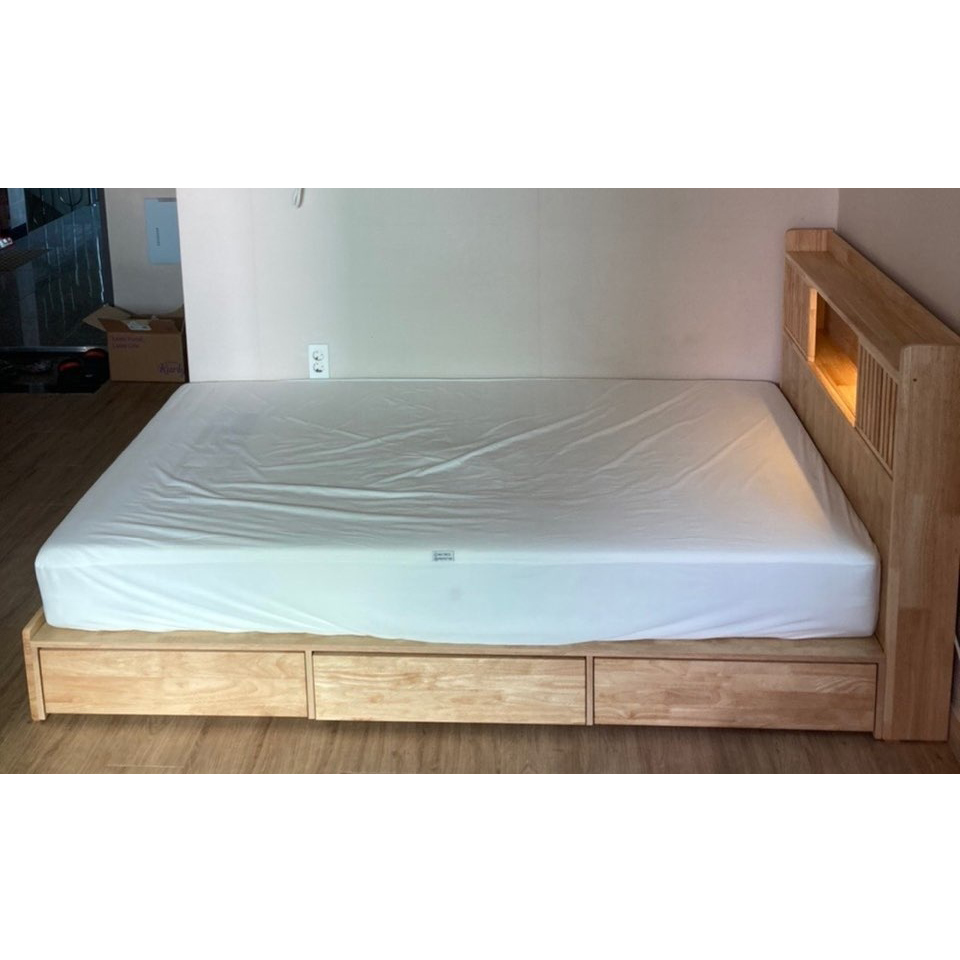 원목 서랍식 침대 SS