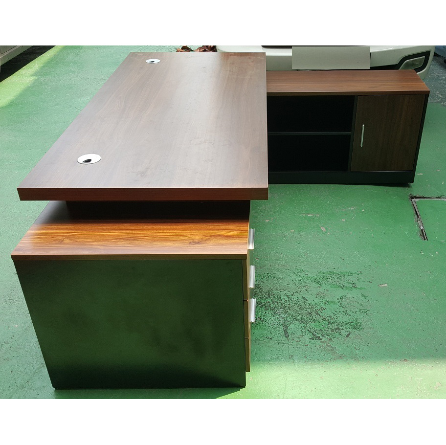 중역 책상 세트 책상+이동서랍+사이드