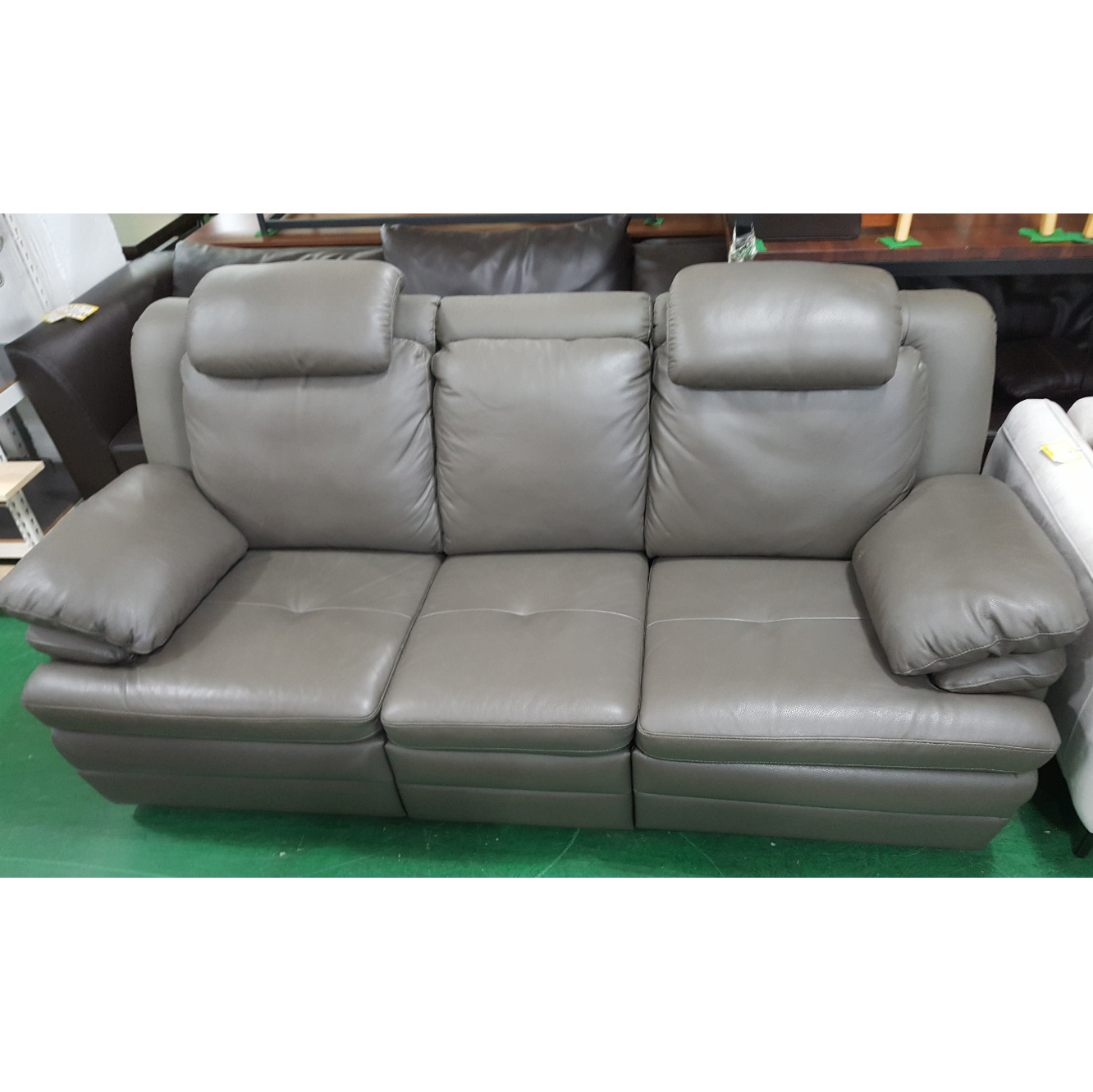 한샘 전동리클라이너 쇼파 3인