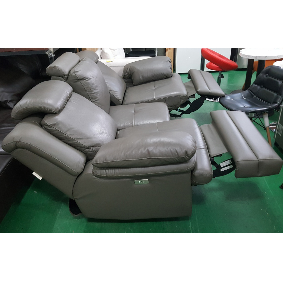 한샘 전동리클라이너 쇼파 3인