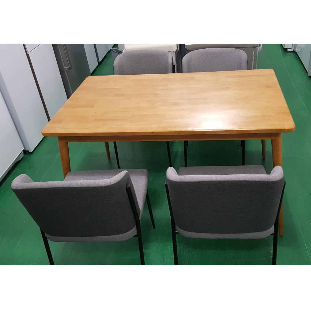 원목 테이블 세트 의자 4EA포함  2SET