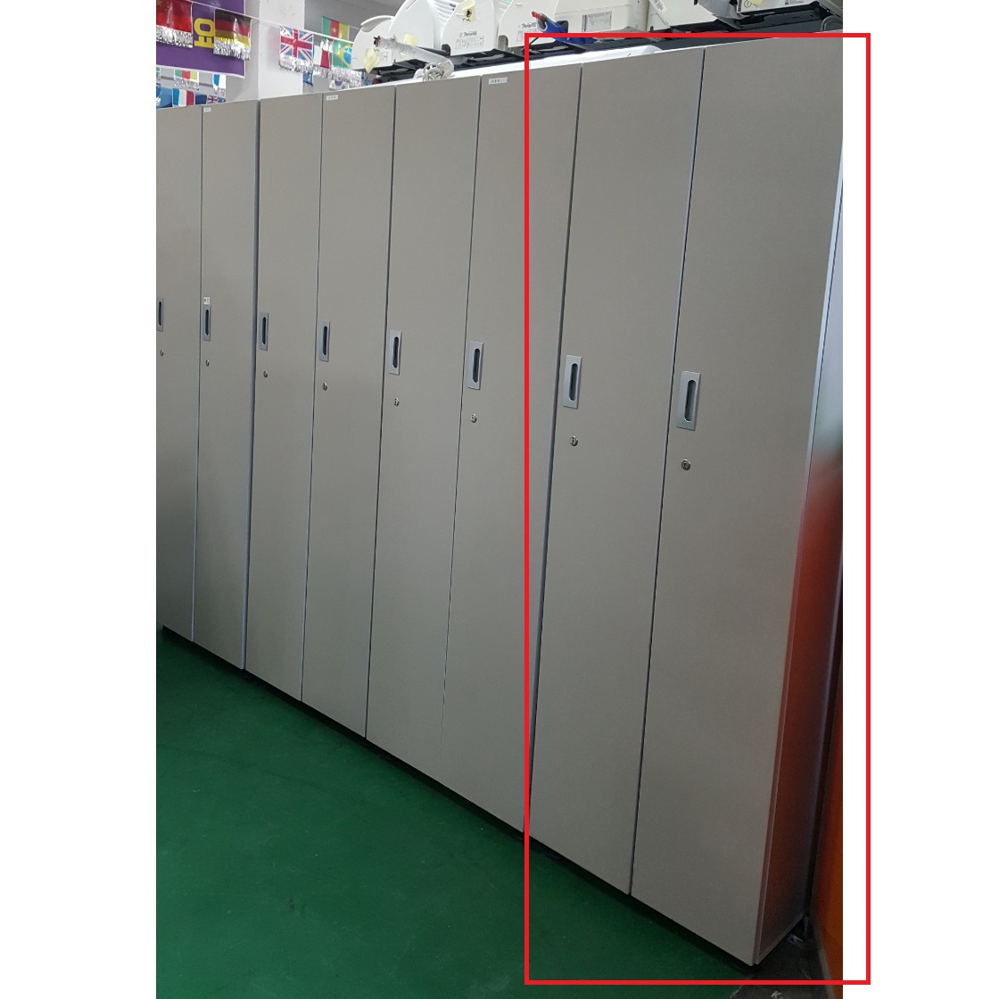 목재 락커 2인  4EA