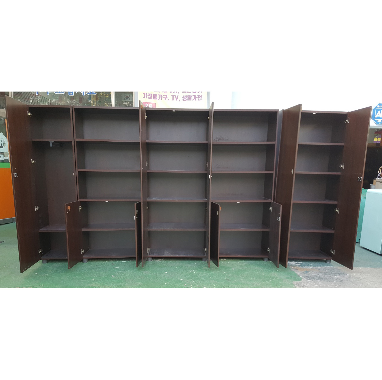 중역책장 세트(W2900)