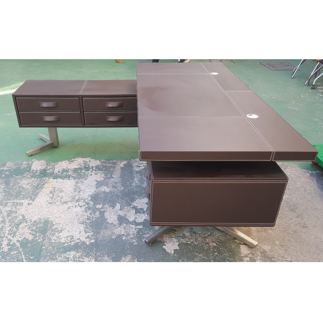 가죽중역 책상 세트