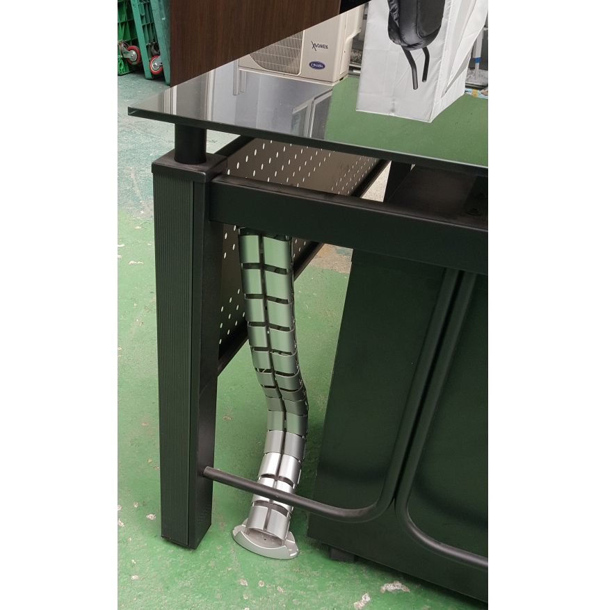 강화 유리 책상 세트