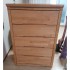 원목 5단 서랍장