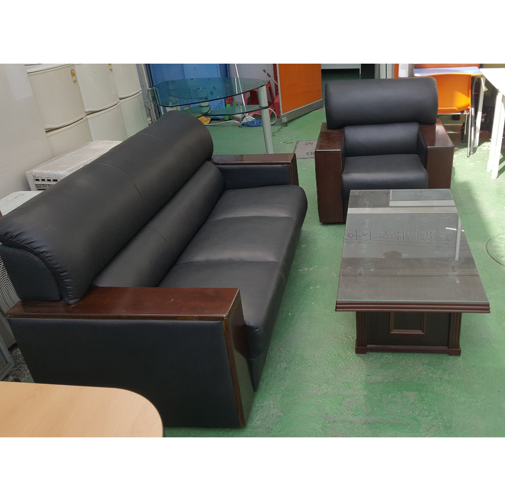 중역 4인쇼파 세트