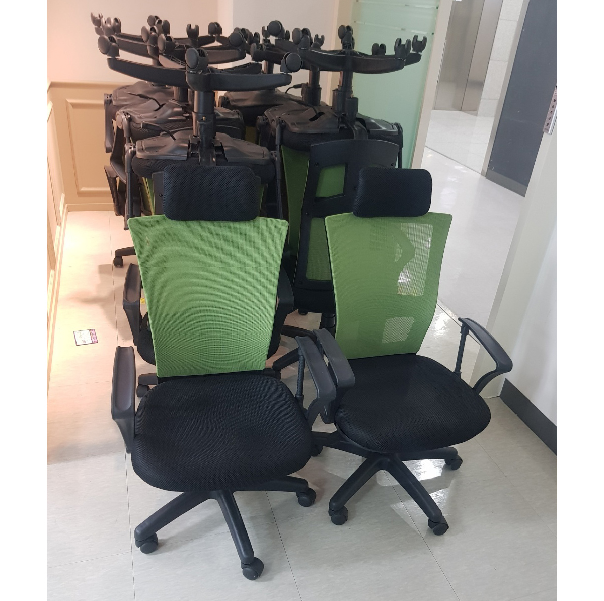 목 메쉬의자 15EA