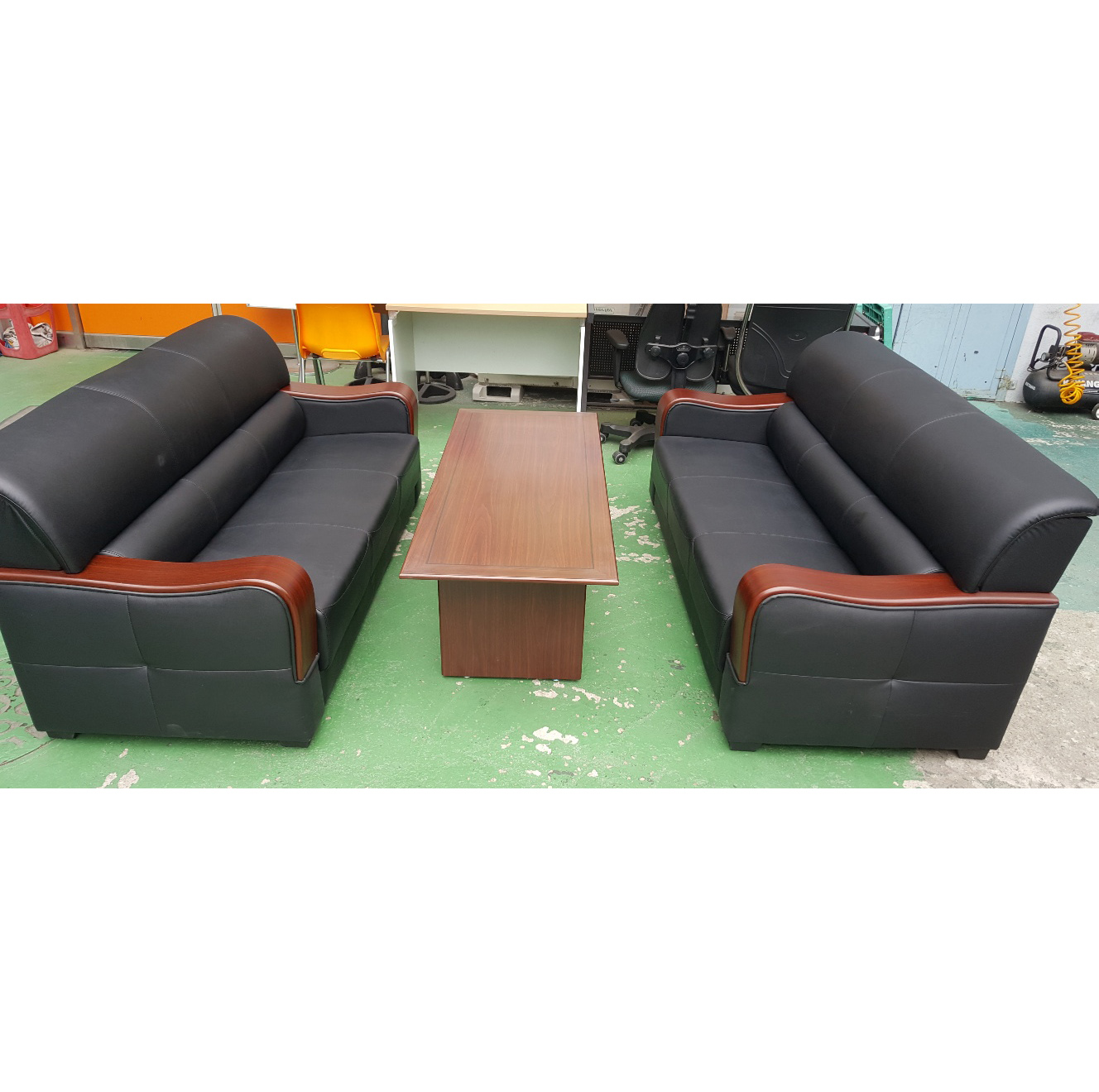 중역 6인쇼파 세트