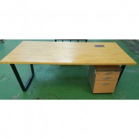 원목 중역 책상 세트